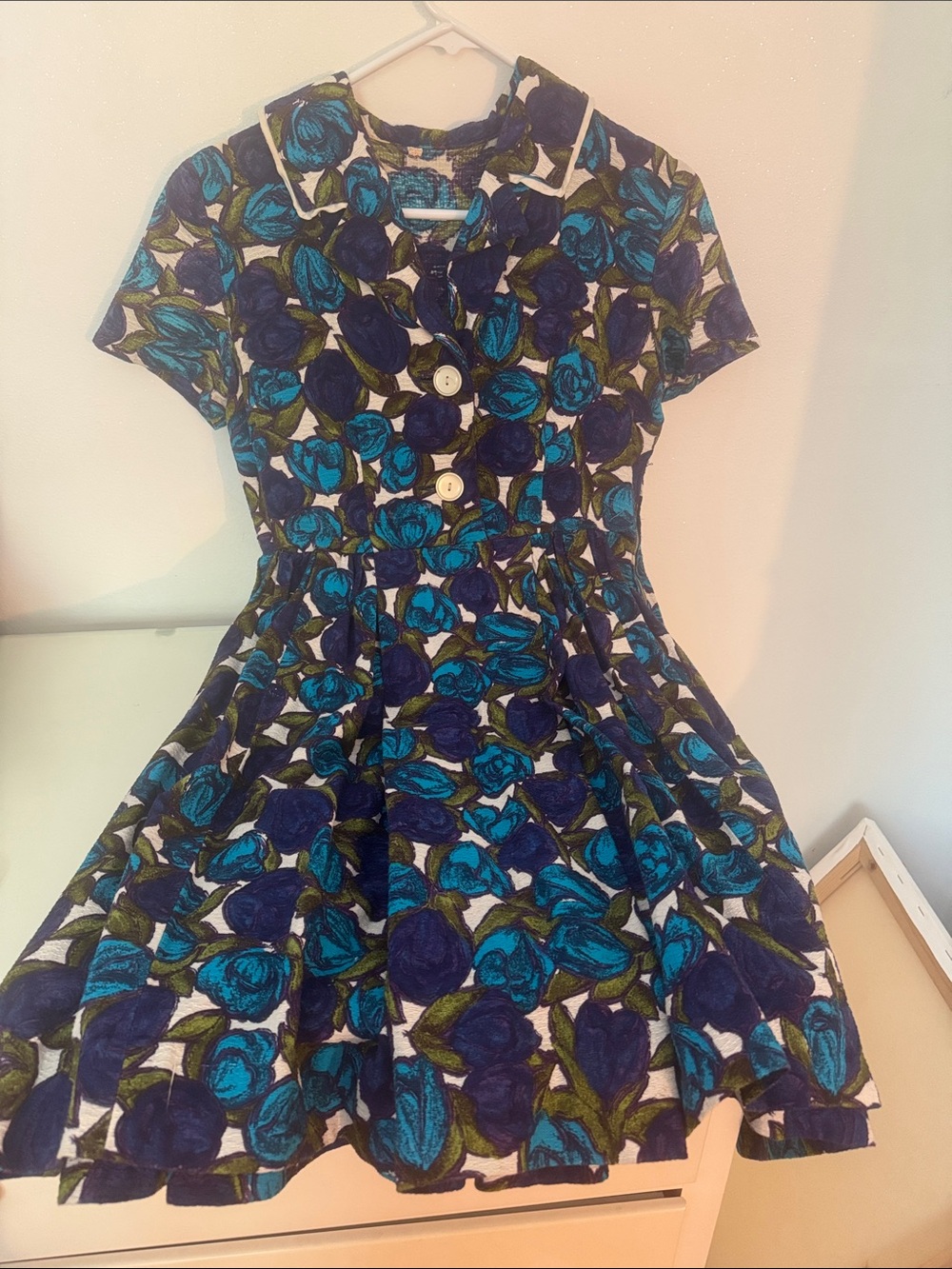 Retro dress from 50s. Purchased in England